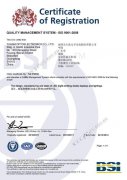 大族元亨获得bsi颁发的新版iso认证证书